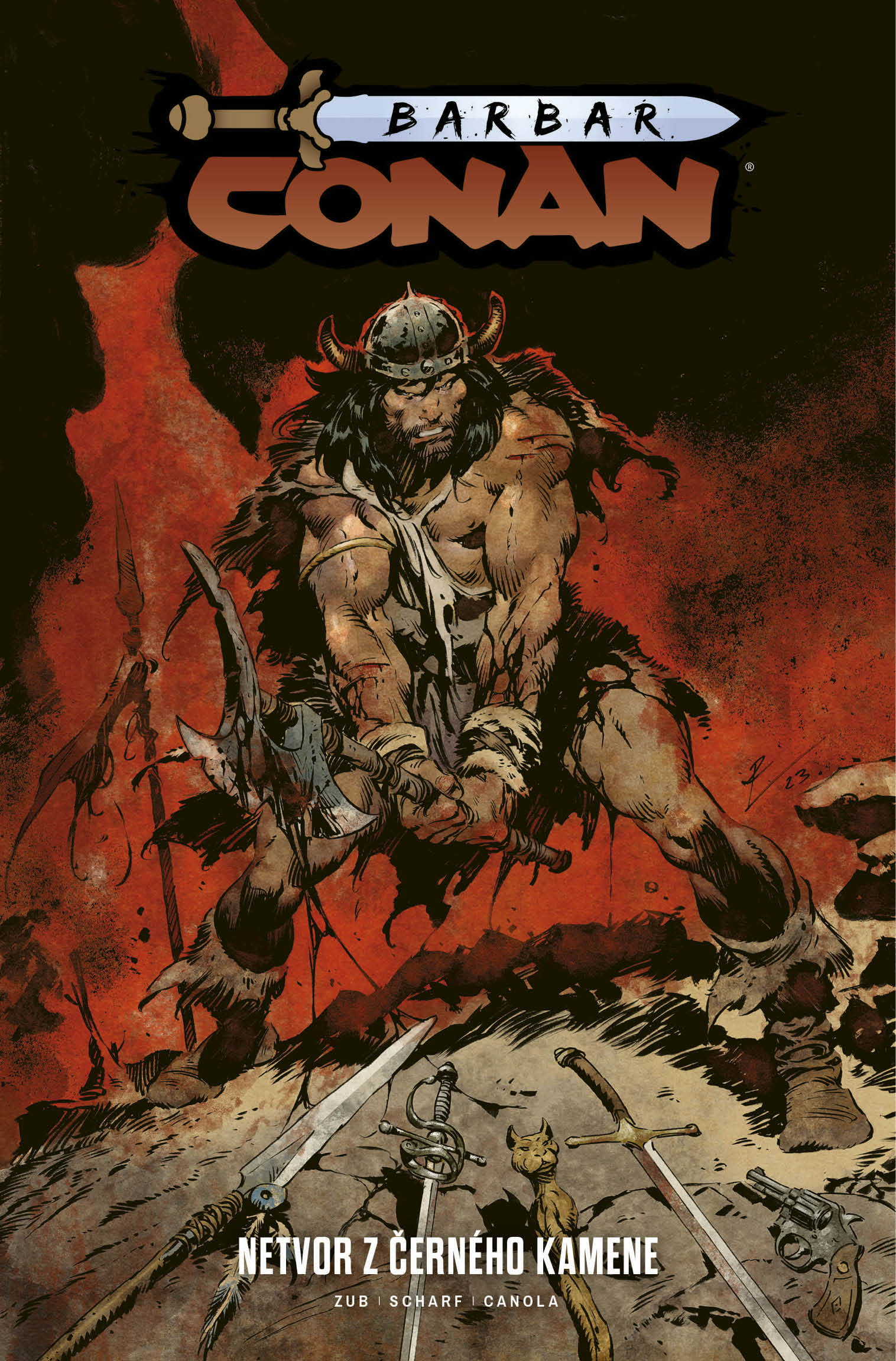 Barbar Conan 4 Netvor obalka